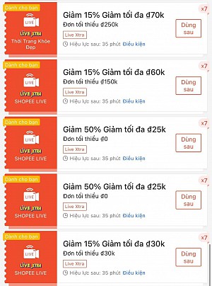 TỔNG HỢP MÃ SHOPEE, LAZADA NGÀY 08/07