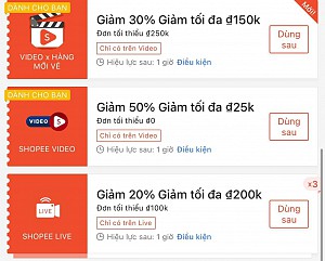 TỔNG HỢP MÃ SHOPEE, LAZADA NGÀY 28/05