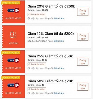 TỔNG HỢP MÃ SHOPEE, LAZADA NGÀY 30/04