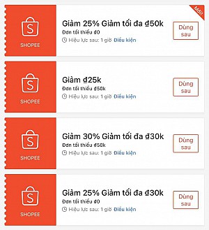 TỔNG HỢP MÃ SHOPEE, LAZADA NGÀY 29/04
