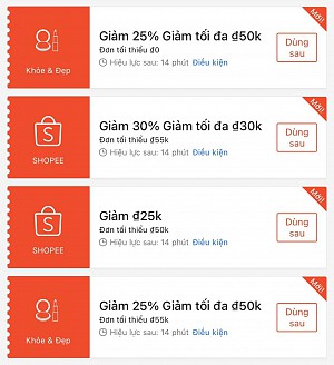 TỔNG HỢP MÃ SHOPEE, LAZADA NGÀY 14/05