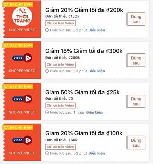 TỔNG HỢP MÃ SHOPEE, LAZADA NGÀY 02/05