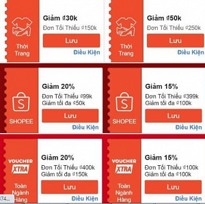 TỔNG HỢP MÃ SHOPEE, LAZADA NGÀY 31/01