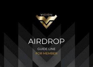 Hướng dẫn cài & nhận Airdrop qua Vicion app