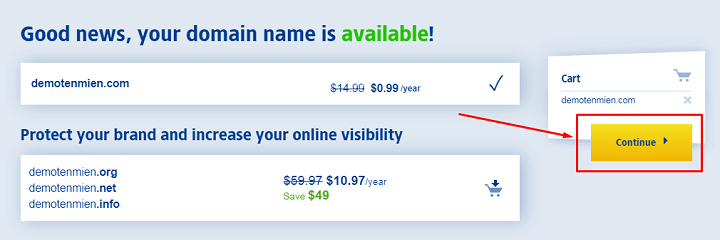 Hướng dẫn đăng ký tên miền 1and1 đầy đủ nhất