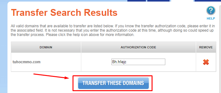 transfer tên miền là gì