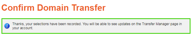 hướng dẫn transfer tên miền từ 1&1 tới namesilo